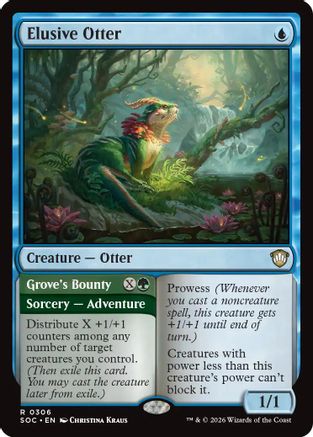 Elusive Otter (SOC-306) - Commander: Secrets of Strixhaven-1