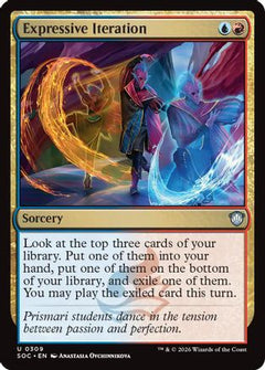 Expressive Iteration (SOC-309) - Commander: Secrets of Strixhaven-1