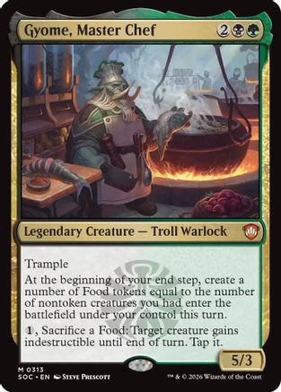 Gyome, Master Chef (SOC-313) - Commander: Secrets of Strixhaven-1