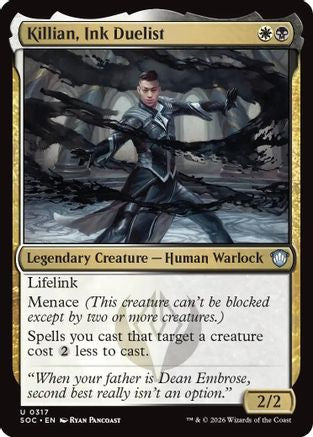 Killian, Ink Duelist (SOC-317) - Commander: Secrets of Strixhaven-1