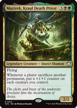 Mazirek, Kraul Death Priest (SOC-319) - Commander: Secrets of Strixhaven-1