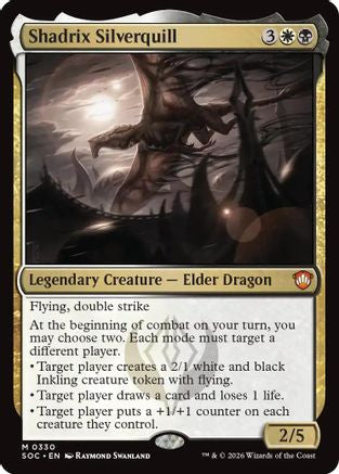 Shadrix Silverquill (SOC-330) - Commander: Secrets of Strixhaven-1