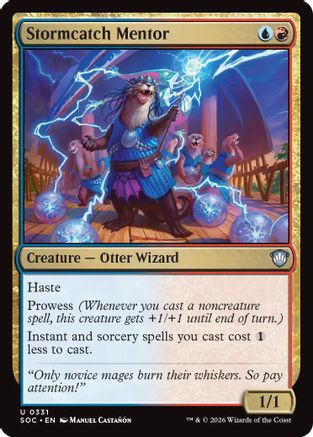 Stormcatch Mentor (SOC-331) - Commander: Secrets of Strixhaven-1