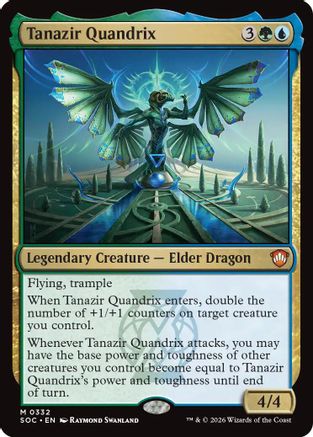 Tanazir Quandrix (SOC-332) - Commander: Secrets of Strixhaven-1