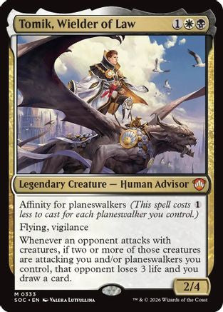 Tomik, Wielder of Law (SOC-333) - Commander: Secrets of Strixhaven-1