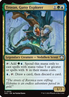 Troyan, Gutsy Explorer (SOC-334) - Commander: Secrets of Strixhaven-1