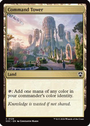 Command Tower (SOC-129) - Commander: Secrets of Strixhaven-1