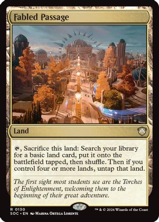 Fabled Passage (SOC-130) - Commander: Secrets of Strixhaven-1