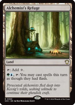 Alchemist's Refuge (SOC-360) - Commander: Secrets of Strixhaven-1