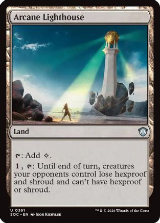 Arcane Lighthouse (SOC-361) - Commander: Secrets of Strixhaven-1