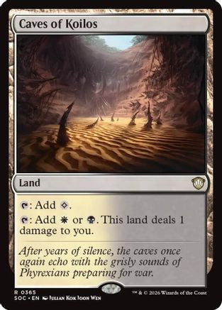 Caves of Koilos (SOC-365) - Commander: Secrets of Strixhaven-1