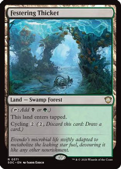 Festering Thicket (SOC-371) - Commander: Secrets of Strixhaven-1