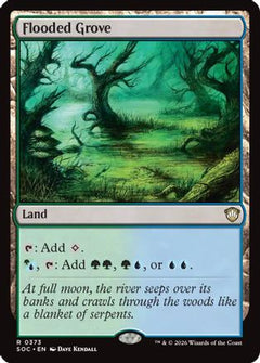 Flooded Grove (SOC-373) - Commander: Secrets of Strixhaven-1