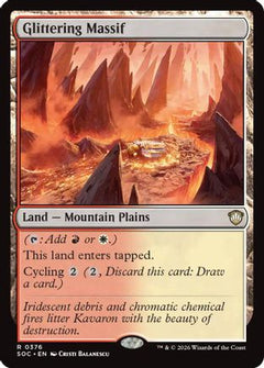 Glittering Massif (SOC-376) - Commander: Secrets of Strixhaven-1