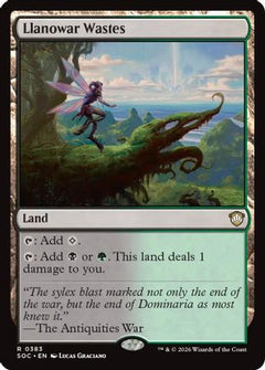 Llanowar Wastes (SOC-383) - Commander: Secrets of Strixhaven-1