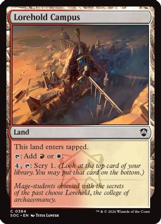 Lorehold Campus (SOC-384) - Commander: Secrets of Strixhaven-1