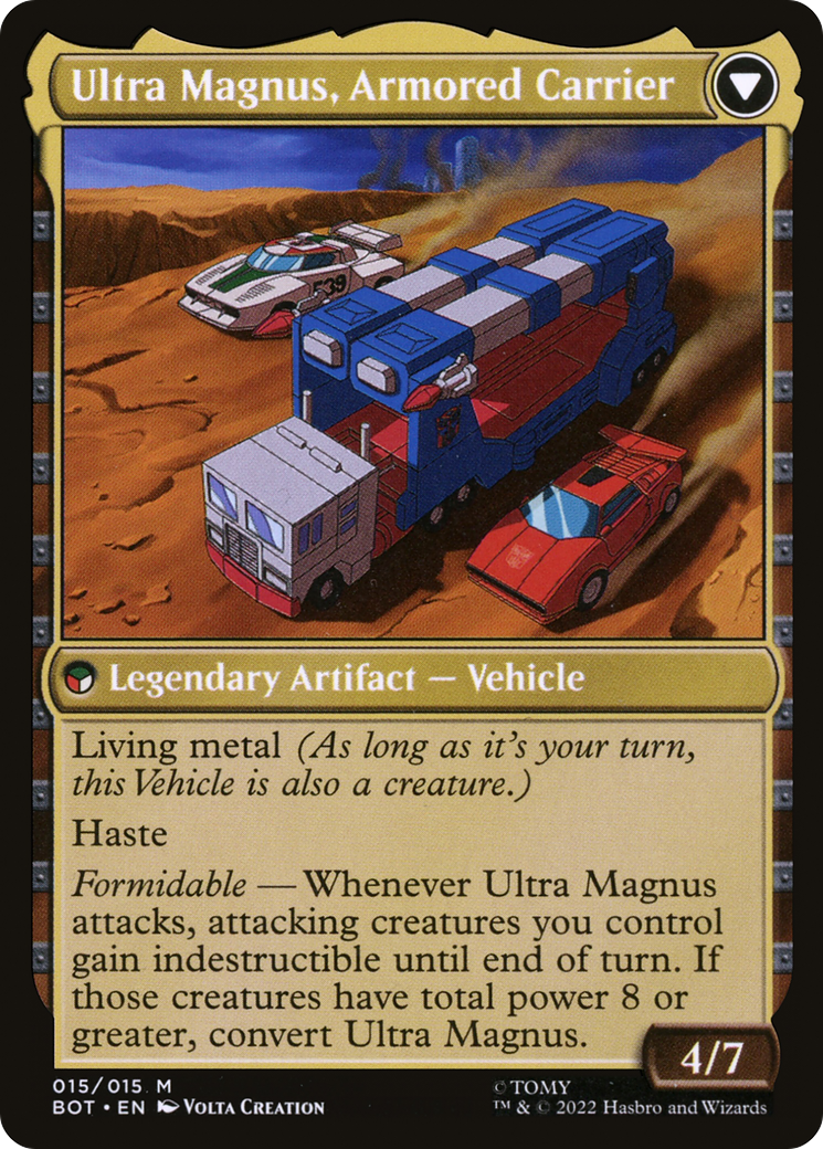 Ultra Magnus, Tactician (BOT-015) - Transformers: (convertdfc)-2