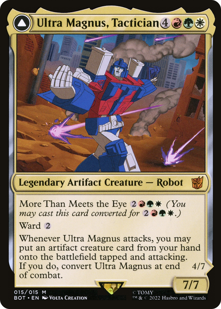 Ultra Magnus, Tactician (BOT-015) - Transformers: (convertdfc)-1