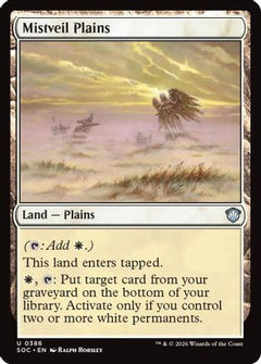Mistveil Plains (SOC-386) - Commander: Secrets of Strixhaven-1