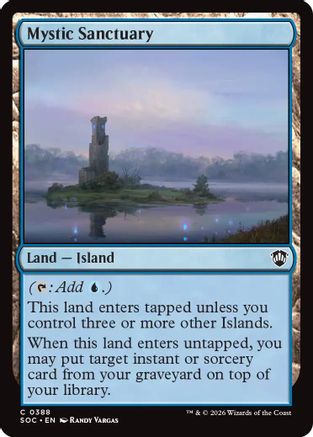 Mystic Sanctuary (SOC-388) - Commander: Secrets of Strixhaven-1