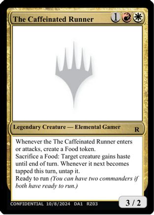 The Caffeinated Runner (UNK-) - Un-Known Event Playtest Cards-1