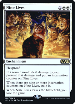 Nine Lives [Core Set 2021 Prerelease Promos]-1