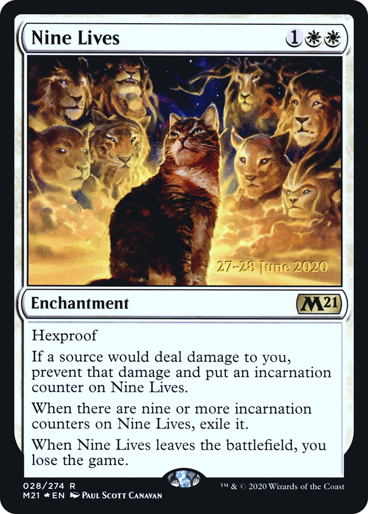 Nine Lives [Core Set 2021 Prerelease Promos]-1