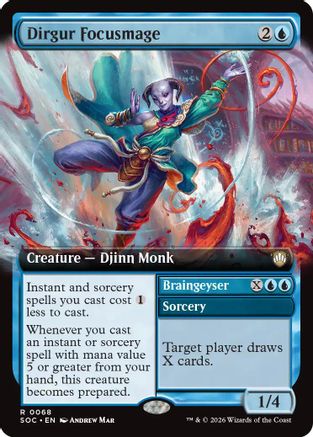 Dirgur Focusmage (Extended Art) (SOC-068) - Commander: Secrets of Strixhaven-1