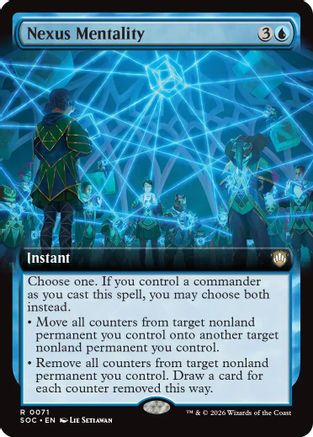 Nexus Mentality (Extended Art) (SOC-071) - Commander: Secrets of Strixhaven-1