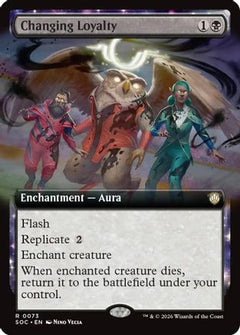 Changing Loyalty (Extended Art) (SOC-073) - Commander: Secrets of Strixhaven-1