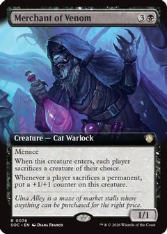 Merchant of Venom (Extended Art) (SOC-076) - Commander: Secrets of Strixhaven-1
