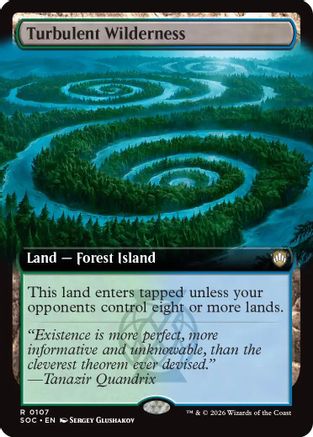 Turbulent Wilderness (Extended Art) (SOC-107) - Commander: Secrets of Strixhaven-1