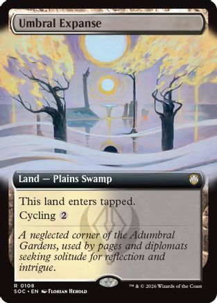 Umbral Expanse (Extended Art) (SOC-108) - Commander: Secrets of Strixhaven-1