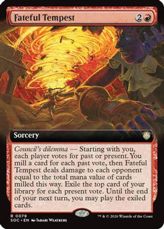 Fateful Tempest (Extended Art) (SOC-079) - Commander: Secrets of Strixhaven-1