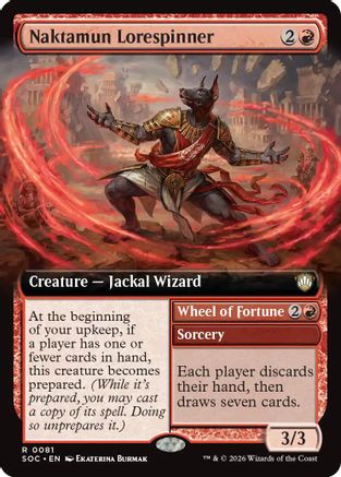 Naktamun Lorespinner (Extended Art) (SOC-081) - Commander: Secrets of Strixhaven-1