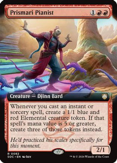 Prismari Pianist (Extended Art) (SOC-082) - Commander: Secrets of Strixhaven-1