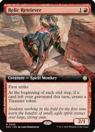 Relic Retriever (Extended Art) (SOC-083) - Commander: Secrets of Strixhaven-1