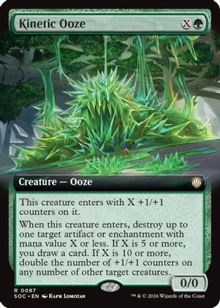 Kinetic Ooze (Extended Art) (SOC-087) - Commander: Secrets of Strixhaven-1