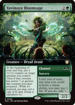 Yavimaya Bloomsage (Extended Art) (SOC-092) - Commander: Secrets of Strixhaven-1