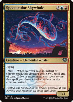 Spectacular Skywhale (SOS-229) - Secrets of Strixhaven Foil-1