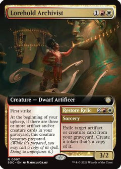 Lorehold Archivist (Extended Art) (SOC-097) - Commander: Secrets of Strixhaven-1
