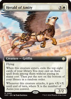 Herald of Amity (Extended Art) (SOC-065) - Commander: Secrets of Strixhaven-1