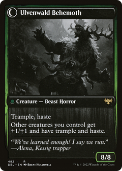 Ulvenwald Oddity (DBL-492) - Innistrad: Double Feature: (Double Faced Transform) Foil-2