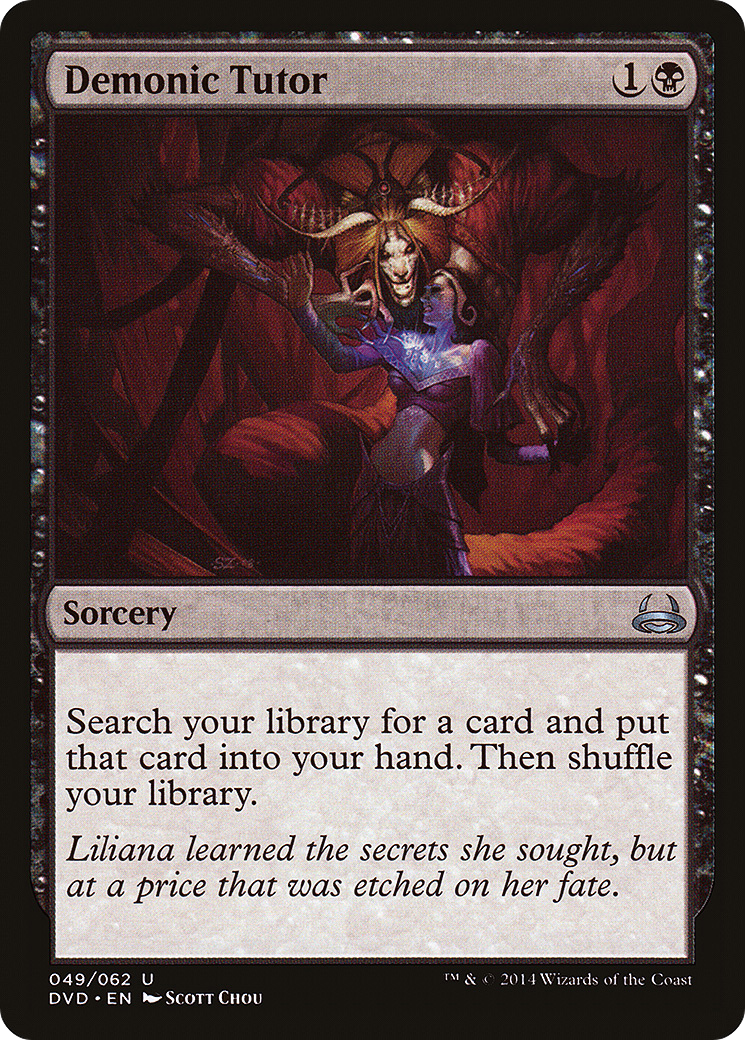 Demonic Tutor (Divine vs. Demonic) [Duel Decks Anthology]-1