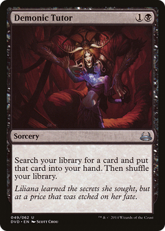 Demonic Tutor (Divine vs. Demonic) [Duel Decks Anthology]-1