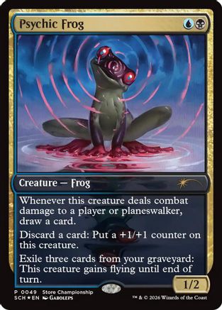 Psychic Frog (GAME-049) - Game Day & Store Championship Promos Foil-1