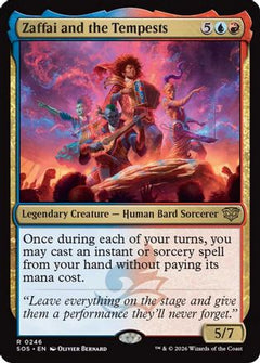 Zaffai and the Tempests (SOS-246) - Secrets of Strixhaven Foil-1