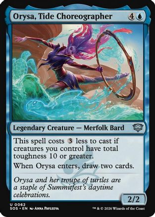 Orysa, Tide Choreographer (SOS-062) - Secrets of Strixhaven Foil-1