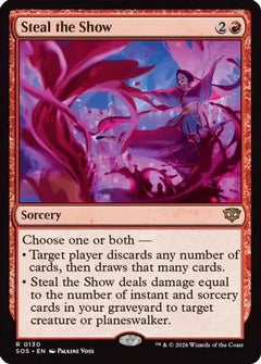 Steal the Show (SOS-130) - Secrets of Strixhaven Foil-1