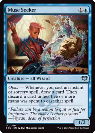 Muse Seeker (SOS-060) - Secrets of Strixhaven Foil-1